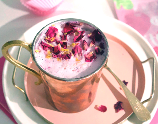 Rose petals calming tea